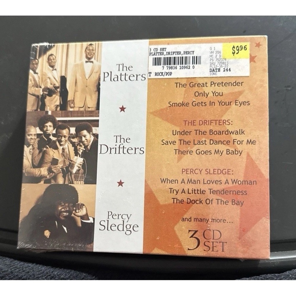 STARS 30 GOLDEN CLASSICS 3CD SET- PLATTERS, DRIFTERS, PERCY SLEDGE New/Sealed
